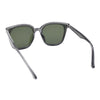 Womens Inset Lens Horn Rim Retro Plastic Chic Sunglasses