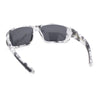 Polarized Xloop Camo Print Wrap Biker Style Sport Plastic Sunglasses