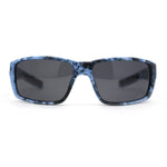 Polarized Xloop Camo Print Wrap Biker Style Sport Plastic Sunglasses