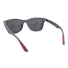 Polarized Hipster Horn Rim Mens Rectangular Retro Sunglasses