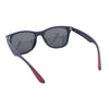 Polarized Hipster Horn Rim Mens Rectangular Retro Sunglasses