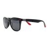 Polarized Hipster Horn Rim Mens Rectangular Retro Sunglasses