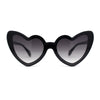 Womens Retro Cat Eye Plastic Inset Lens Iconic Sunglasses