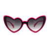 Womens Retro Cat Eye Plastic Inset Lens Iconic Sunglasses