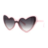 Womens Retro Cat Eye Plastic Inset Lens Iconic Sunglasses