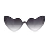 Womens Retro Cat Eye Plastic Inset Lens Iconic Sunglasses