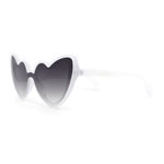 Womens Retro Cat Eye Plastic Inset Lens Iconic Sunglasses