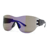 Mens Retro Color Mirror Shield Wrap Futuristic Sport Sunglasses