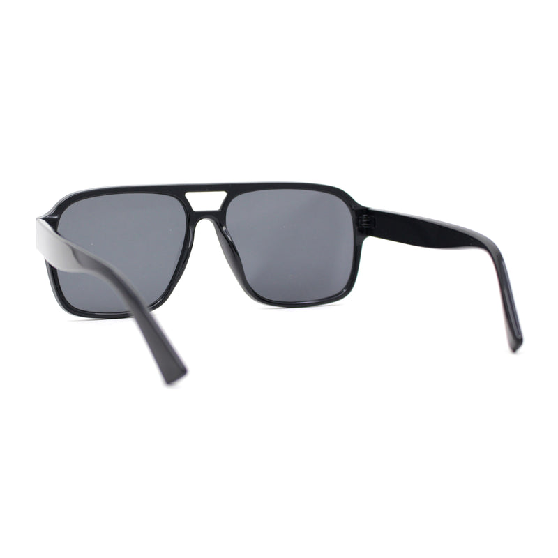 Mens Iconic Retro Tear Drop Officer Style Racer Plastic Sunglasses