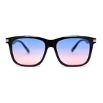 Hipster Boyfriend Jewel Buckle Hinge Elegant Horn Rim Sunglasses
