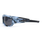 Xloop Polarized Mens Smoke Camouflage Wrap Plastic Sport Sunglasses