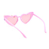 Girls Child Size Flower Girl Beads Cat Eye Heart Shape Plastic Sunglasses