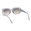 Girls Kids Size Chic Mod Elegant Rectangle Embossed Arm Sunglasses