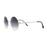 Iconic Hippie Musician 70s Round Circle Lens Metal Rim Sunglasses