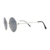 Iconic Hippie Musician 70s Round Circle Lens Metal Rim Sunglasses