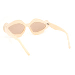 Womens Unique Nouveau Groovy Haze Cat Eye Plastic Sunglasses