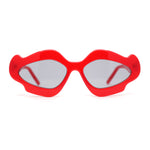 Womens Unique Nouveau Groovy Haze Cat Eye Plastic Sunglasses
