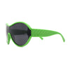 Womens Large Shield Round Elegant Designer Diva Sporty Plastic Sunglasses