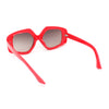 Womens Mod Thick Bevel Frame Butterfly Designer Fashion Sunglasses