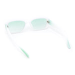 Mod Rounded Rectangular Stylish Minimal Retro Sunglasses