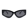 Womens Thick Temple Retro Cat Eye Plastic Diva Fashion Sunglasses