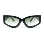 Womens Thick Temple Retro Cat Eye Plastic Diva Fashion Sunglasses