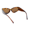 Womens Thick Temple Retro Cat Eye Plastic Diva Fashion Sunglasses