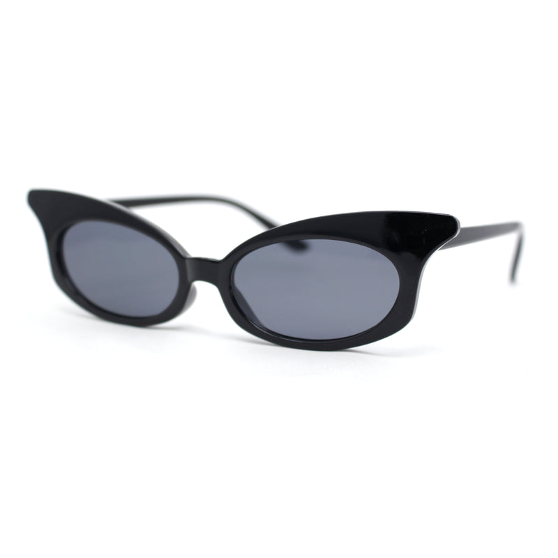 Womens Butterfly Wing Shape Cat Eye Oval Lens Sunglasses