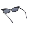 Womens Butterfly Wing Shape Cat Eye Oval Lens Sunglasses