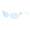 Womens Butterfly Wing Shape Cat Eye Oval Lens Sunglasses