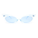 Womens Butterfly Wing Shape Cat Eye Oval Lens Sunglasses