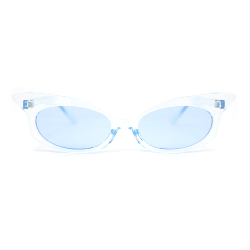 Womens Butterfly Wing Shape Cat Eye Oval Lens Sunglasses