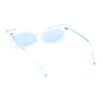 Womens Butterfly Wing Shape Cat Eye Oval Lens Sunglasses