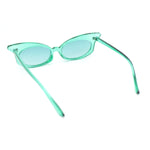 Womens Butterfly Wing Shape Cat Eye Oval Lens Sunglasses