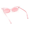 Womens Butterfly Wing Shape Cat Eye Oval Lens Sunglasses