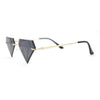 Bling Diamond Shape Baller Rimless Hustler Fashion Sunglasses