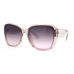 Womens Classy Elegant Chic Inset Lens Butterfly Plastic Sunglasses