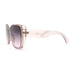 Womens Classy Elegant Chic Inset Lens Butterfly Plastic Sunglasses