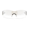 Rimless Wrap Around Shield Star Shimmer Sparkle Jewel Diva Sunglasses