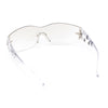 Rimless Wrap Around Shield Star Shimmer Sparkle Jewel Diva Sunglasses