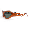 Trendy 90s Robotic Elaborate Mechanical Plastic Sport Sunglasses