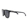 Polarized Fancy Gentlemans Horn Rim Sleek Plastic Rectangle Sunglasses