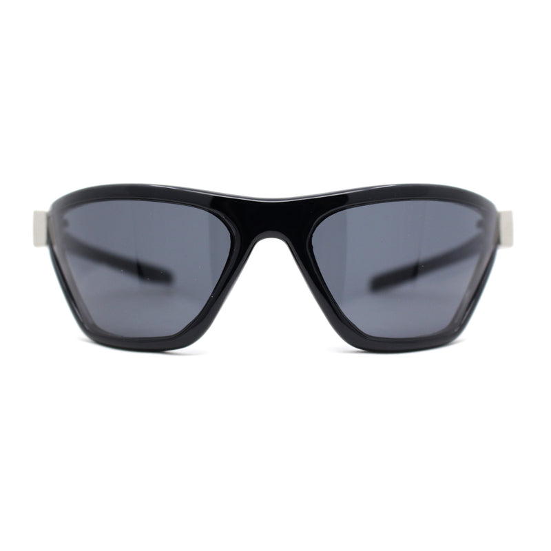 Womens 90s Sport Fashion Triangular Shape Wrap Plastic Sunglasses