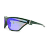 Womens 90s Sport Fashion Triangular Shape Wrap Plastic Sunglasses