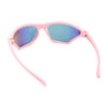 Womens 90s Sport Fashion Triangular Shape Wrap Plastic Sunglasses