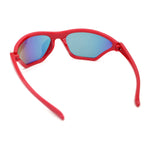 Womens 90s Sport Fashion Triangular Shape Wrap Plastic Sunglasses