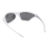 Womens 90s Sport Fashion Triangular Shape Wrap Plastic Sunglasses