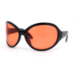 Oversized Dragonfly Large Round Butterfly Plastic Minimal Sunglasses