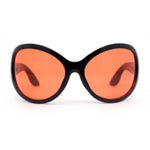 Oversized Dragonfly Large Round Butterfly Plastic Minimal Sunglasses