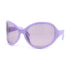 Oversized Dragonfly Large Round Butterfly Plastic Minimal Sunglasses